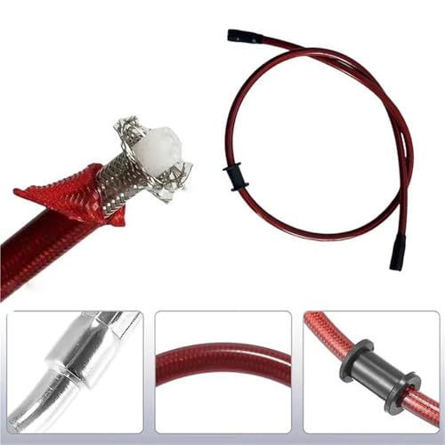 Vis 2 voies 0°-28° pour flexible frein hydraulique moto M10 AN3 200cm