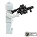 CombatBrick Bazookas, Grenade launchers, Mortar Accessories lot. Projectiles 16 Parts Set in Black. Custom Brick Builder Accessories