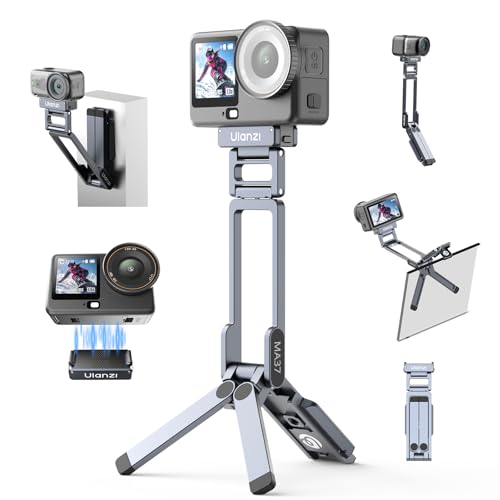 Perche à selfie Vlog ULANZI MA37 trépied de table pour filmer vos aventures en DJI Osmo Action