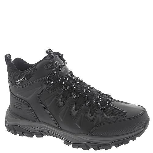 Skechers USA Men's Men's Rickter-Branson Hiking Boot, Blk, 10.5