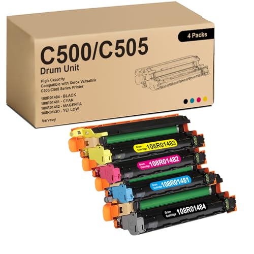 Tambour C500 C505 compatible Xerox VersaLink pack de 4 cartouches de rechange 106R01484