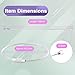 ManTangSun 12 Pack Flexible Key Chain Rings Wire Keychain Cable 6