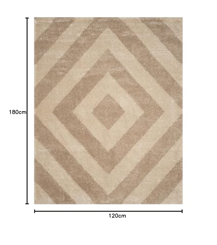Image of Soft Fluffy Shag Area Rectangular Rugs For Living Room, Shaggy Floor Carpet For Bedroom, Girls Carpets Kids Home Decor Rugs, Cute Luxury Non - Slip[Size 4X6 Feet], Brown