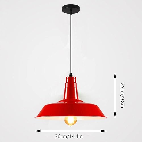 Miniatura 8 de Genérico Araña moderna, Loft Retro Pendant Light - Macaron Color Industrial Chandeliers Coffee Shop Clothing Store Hanging Lamp lamp(White,26 * 23cm)