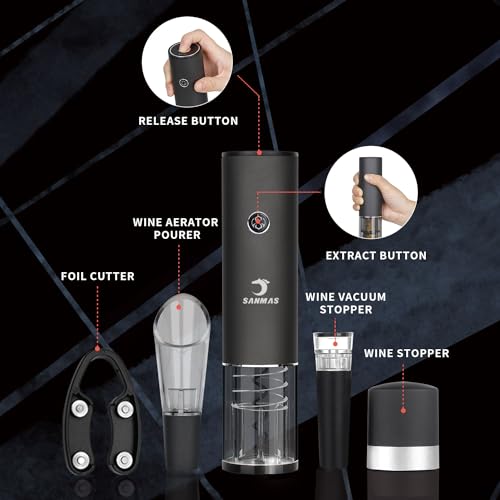 Sanmas C010 Electric Wine Bottle Opener Set thumb #2