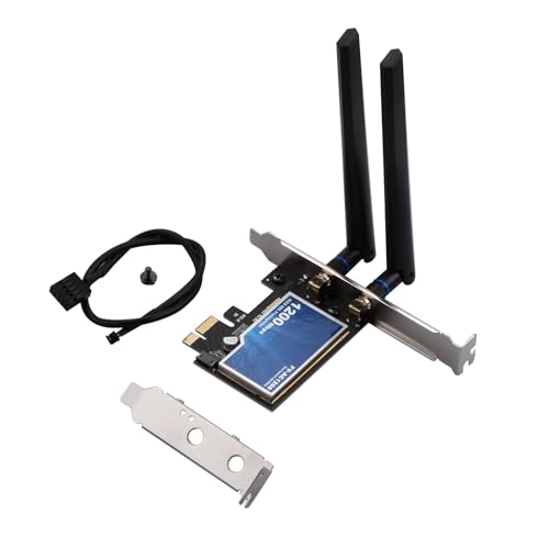 FV-AC1200 PCIE Network Card AC Dual Band WiFi Adapter Soporta IEEE 802.11a/b/g/n Velocidad Máxima 867Mbps para Auriculares y Altavoces miniatura 1