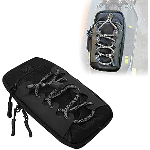 Sur Ron Tool Front Frame Bag Motorcycle Storage Bag with Waterproof for Segway Electric Bike Light Bee Surron Sur Ron S/ Sur Ron X/ X160/ X260 Black Cover
