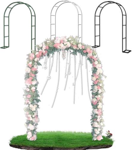 Arche de jardin en acier noir 1,4m de large pour plantes grimpantes