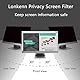 Lonkenn 21.5 Zoll Computer Privacy Filter, Premium Blickschutzfilter, Robust und Wiederverwendbar, Privacy Filter Anti Blue Light für 21.5 Zoll 16:9 Breitbild Notebookmonitore (BxH: 476mmx268mm)