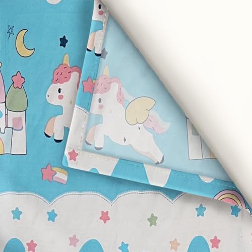 Image of Weave & Decor Kids Dedsheets Single Bed 60x90 Inches with 1 Pillow Cover 20x30 inch, Cotton Blend, Soft & Lightweight.