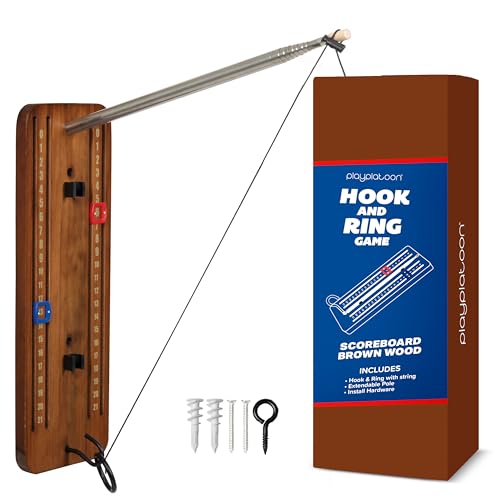 Play Platoon Hook and Ring Game with Extendable Pole &