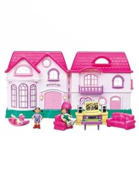 Doll House Play Set Multicolor Doll House for Girls (Medium)