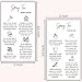 Spray Tan Pre and Post Care Aftercare Instruction Cards | 50 Pack | 3.5 x 2