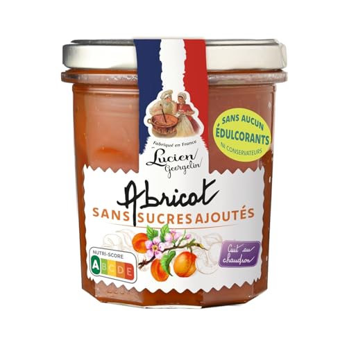 Confiture d'abricot sans sucres pour diabétiques au chaudron Lucien Georgelin