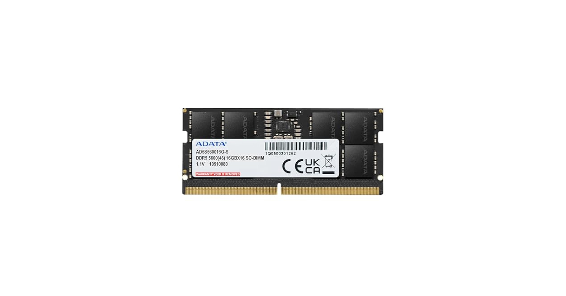 ADATA DDR5 5600MHz 16GB(1x16GB) CL46 SODIMM Notebook Laptop