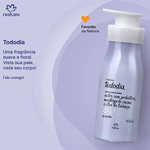 Natura Creme Tododia Nutritivo Desodorante para o Corpo Algodão - 400ml