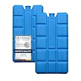 VonBueren 2-24 Kühlakkus für Kühltasche 12h Lange Kühlung | ca. 200 g je Kühlakku | ca. 8,1 x 15,2 x 2,2 cm | auch für Kühlbox (2)