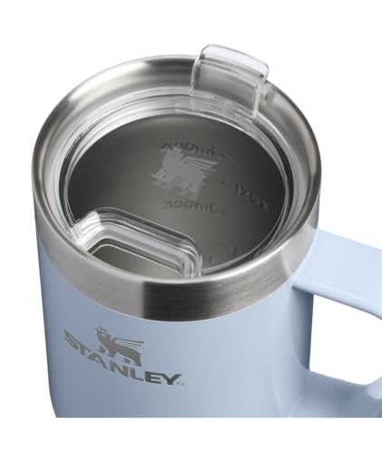 Image of STANLEY The Everyday Suburban Mug | 16 oz | Drink Through Lid | Cup for Coffee, Tea and Drinks | Insulated Stainless Steel Coffee Mug | BPA-Free | Blue Dream Gloss