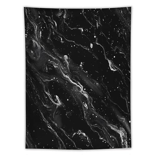 Tapices decorativos con patrón estético de agua para colgar en el cabecero del dormitorio