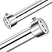 Barm Spannvorhangstange 2er-Pack, Federspannungsvorhangstange ausziehbar Duschvorhangstange ohne Raumbohrraum Raumteiler Vorhangständer Home Badezimmer-Edelstahl 70-120 cm (28-47 Zoll)