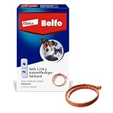 Bolfo Zecken- und Flohhalsband für Katzen & kleine Hunde, Puderband 35cm