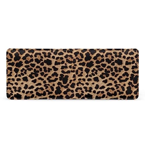 Leopard Cheetah Print Travel Wallet For Men Anti Theft Men Wallet Leather Slim PU Luxury Bifold Wallet For Women Small Compact Wallet3