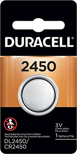 DURACELL DL2450BPK 2450 Lithium Coin Cell Battery