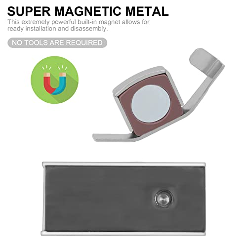 image for RAPUDA Adjustable Magnetic Seam Guide Ruler, 4-Piece Sewing Machine Ac