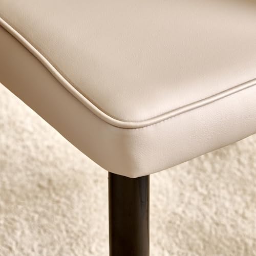 Image of Home Centre | Marcello | Metal | Dining Chairs | Beige | Set of 2 | 1 Year Warranty