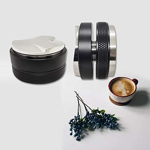 KOBSAINF 58mm Coffee Distributor Tamper Coffee Distribution Tool Increased Adjustable Depth Professional Espresso Hand Tampers