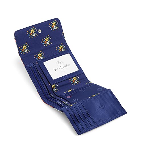 Image of Vera Bradley Women's Cotton Riley Compact Wallet With