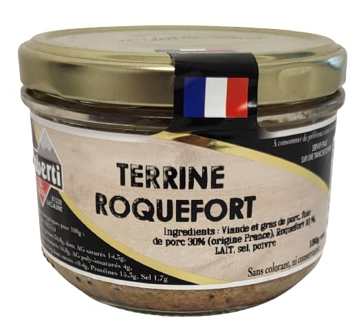 2 Terrines de Campagne + 2 Terrines Forestières + 2 Terrines au Roquefort - soit 6 conserves de 180 g chacune - Origine France