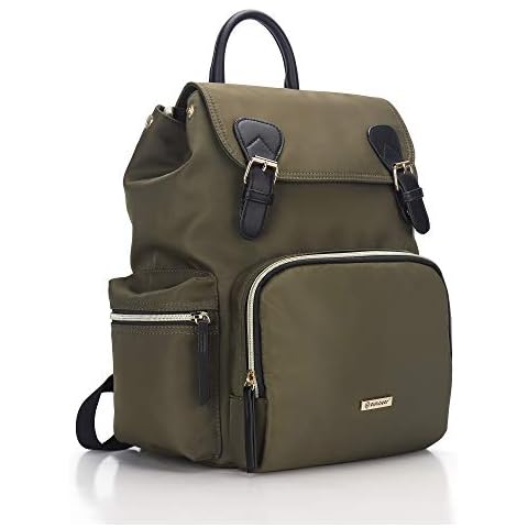 Pipi bear Changing Bag Backpack - Stylish Waterproof Maternity Nappy Bag Rucksack, Large Travel Baby Back Pack for Mom Cover