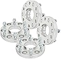 ECCPP 4X 6 lug hubcentric Wheel Spacers Adapters 1' 6x5.5 to 6x5.5 12x1.25 Compatible with 1999-2019 for Silverado 1500 2001-2014 for Suburban 1500