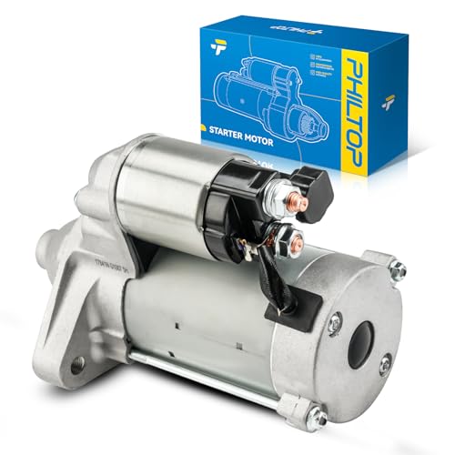 Image of PHILTOP 17841N New Starter Compatible with 2003-2008 Corolla, 2003-2008 Matrix, 2003-2008 Vibe, 1.6KW Starter Motor 17841, 281000D080, 2810022090, 88969483, 17841N, 281000D08084