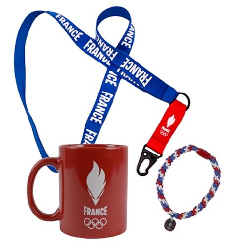 PARIS 2024 Coffret Mug Tour de cou bracelet JO Collection officielle France Olympique