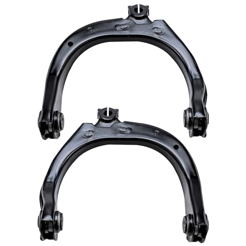 Image of Detroit Axle - 16pc Front End Kit for 2008-2009 Chevy Trailblazer GMC Envoy 2008 Saab 9-7X 2 Upper Control Arms 4 Ball Joints 4 Front Rear Sway Bar Links 4 Inner Outer Tie Rods 2 Boots Replacement
