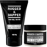 RUGGED & DAPPER Men's Face and Eye Hydrating Bundle