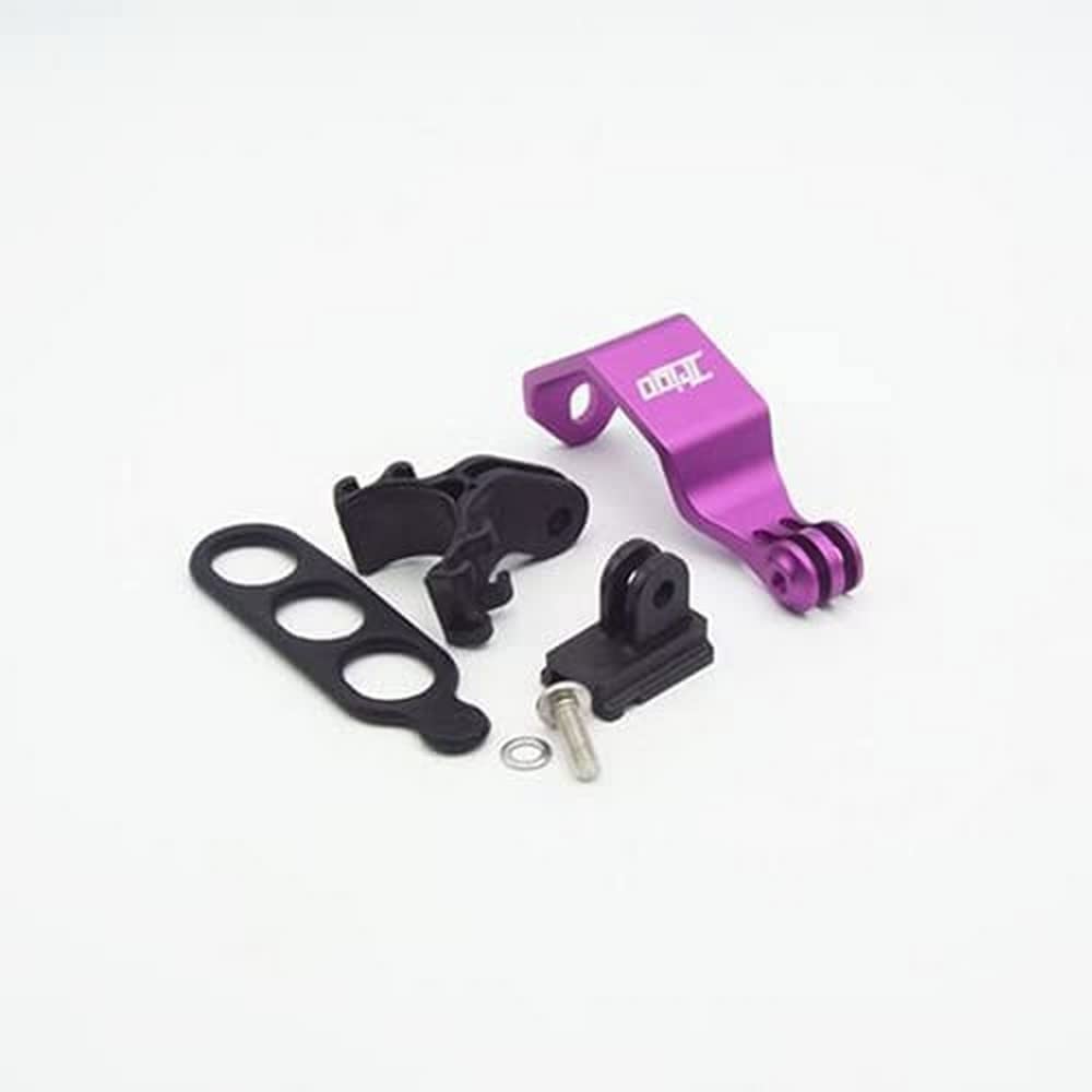 Support de phare Trigo violet pour Brompton compatible avec Cateye et GoPro