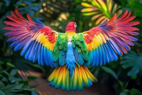 Adultos y Principiantes Diamond Painting Taladro Completo 5D DIY Arts Kits Pájaro De Plumas Brillantes Imagen Diamante Pintura Pintura Para Decoración Pared Hogar Taladro Redondo 80x120cm C0732