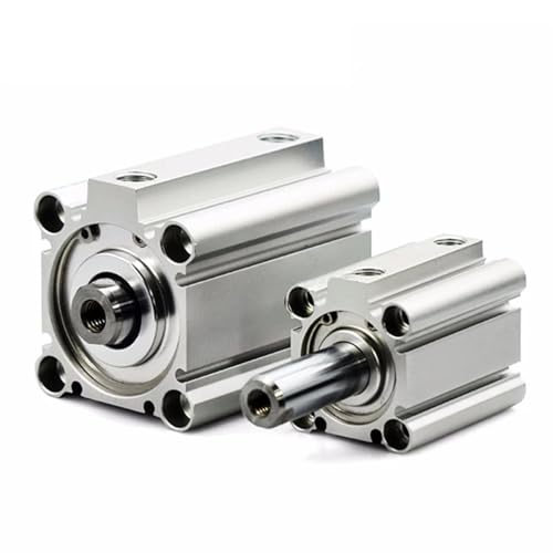 Cylindre compact alésage 40mm contre les fuites d'air du vérin à tige double effet