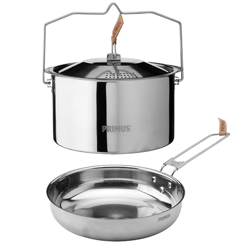 Primus Outdoor Kochset Edelstahl - Campfire Cookset Small - 3,0 L & 20 cm...