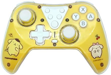 （04:00時点） アローン(Allone) ゲーム用ワイヤレスコントローラー #Unipo サンリオキャラクターズ ポムポムプリン 15.5×6×10.5cm Switch2／Switch／Switch Lite／有機EL対応 イエロー 有線・無線どちらも可 推しキャラ かわいい ALG-NSWCUSPU