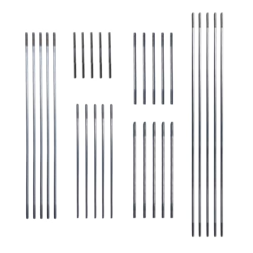30Pcs M2 Pushrod Connector Set 304 Stainless Steel Rod Linkage for RC Model Airplane Helicopter Boat Car DIY Parts
