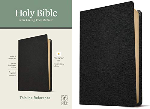 Nlt Thinline Reference Holy Bible (Red Letter, Genuine Leather, Black): Includes Free Access To The Filament Bible App Delivering Study Notes, Devotionals, Worship Music, And Video #TOP7