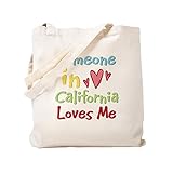 CafePress Someone In California Loves Me Tote Bag Natural Canvas Tote Bag, Reusable Shopping Bag