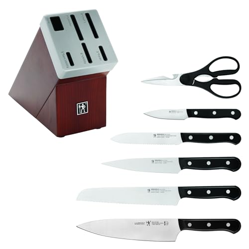 HENCKELS Solution Razor-Sharp 7-pc Knife Block Set, Chef Knife, Bread Knife, German Engineered Informed by 100+ Years of Mastery by HENCKELS - Image 7