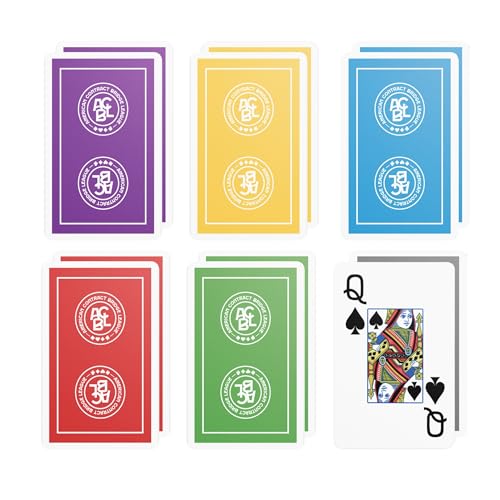 Baron Barclay ACBL (American Contract Bridge League) Playing Cards - Jumbo Print - 1 Dozen Decks - Bridge Sized - Plastic Coated