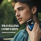 Tulzim Electric Foil Shaver for Men: Cordless Electric Razor for Face & Beard - 3 Floating Blades, 100-Min Runtime, USB-C Fast Charge, IPX7 Waterproof for Travel,Matte Blue