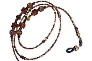 Stylish Beaded Mask Lanyard for Convenient Eyeglass and Mask Wearing